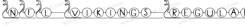 NFL Vikings Regular字体转换